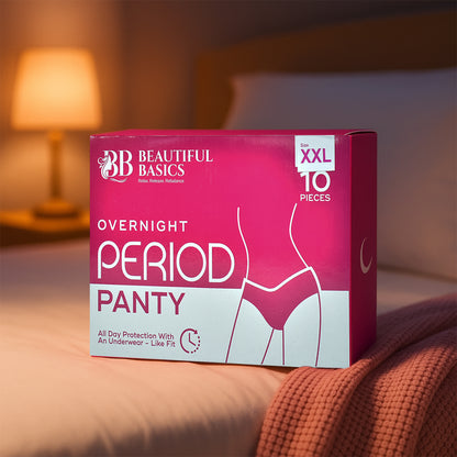 Beautiful Basics Overnight Period Panty Xxl Size (10 Pc)