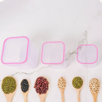 Kitchen Storage Container Set Of 3 Pcs (250 500 1000 Ml)