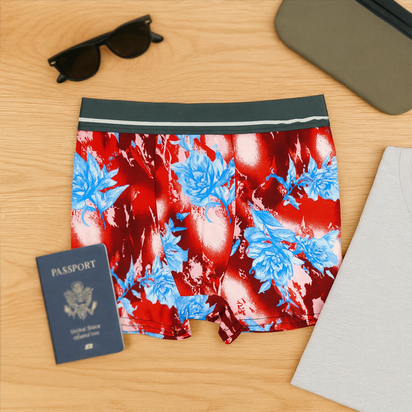 Mens Stretch Boxer Briefs  - (Extra Large (Xl)  1 Pc)