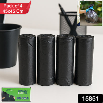 Garbage Bags  Pack Of 4 Rolls (45  45 Cm)