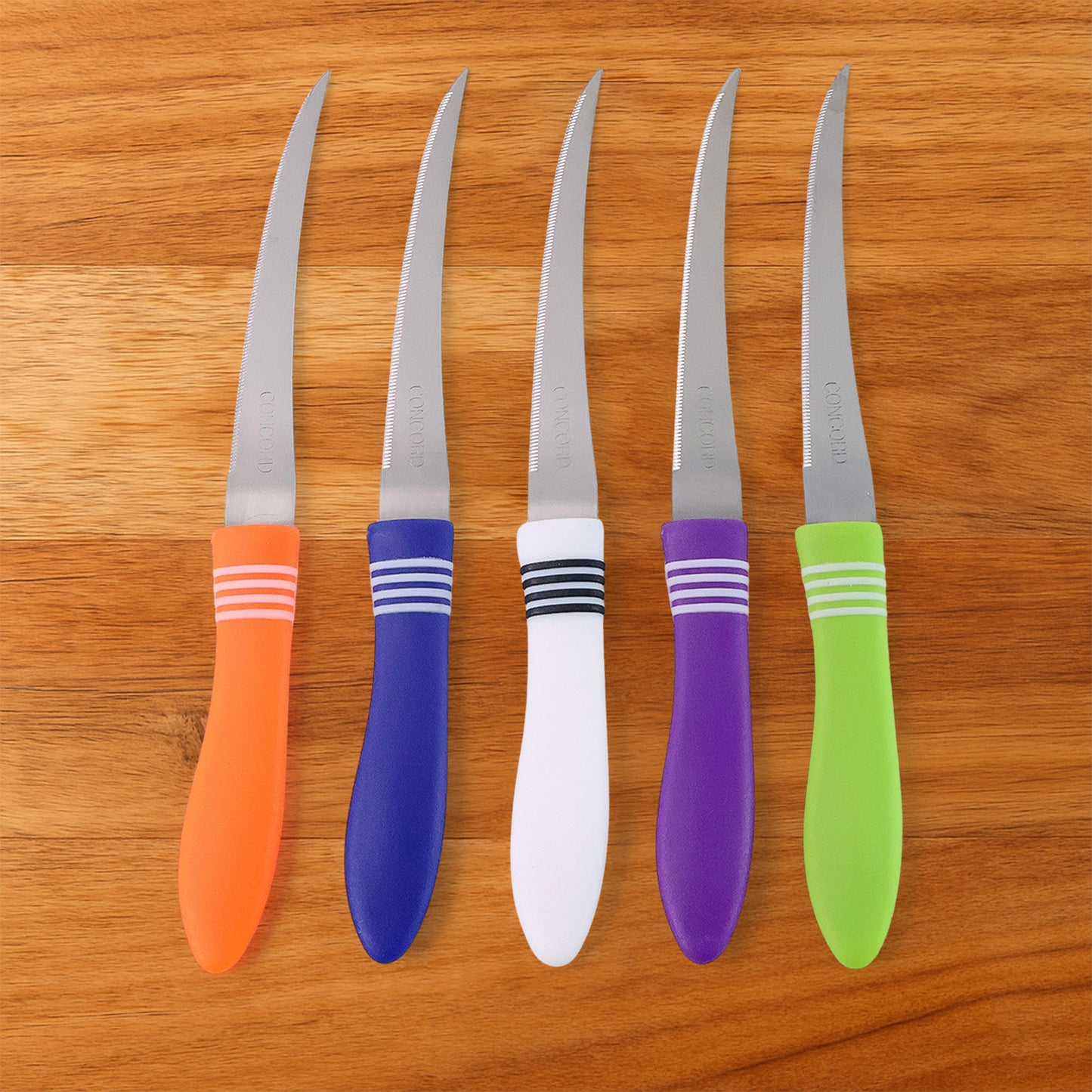 Stainless Steel Multipurpose Serrated Knife Set (12 Pc)