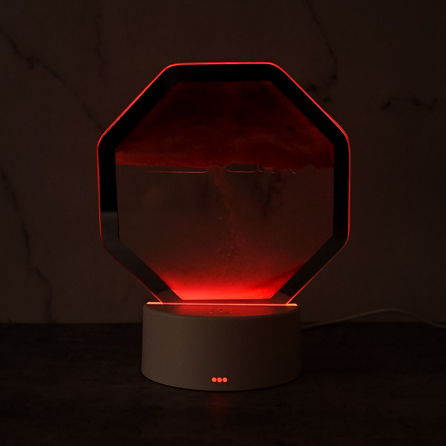 Led Moving Sand Art Table Lamp (1 Set)