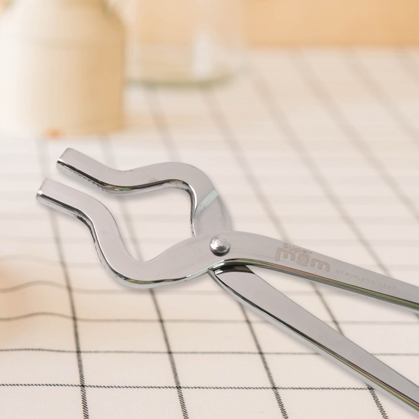 Supermom Stainless Steel Full Round Pincer