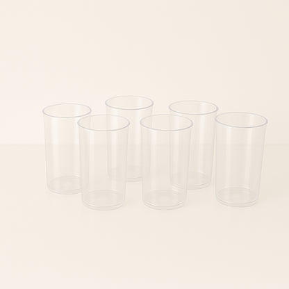 Supermom Martini Clear Glass Set (6 Pc)