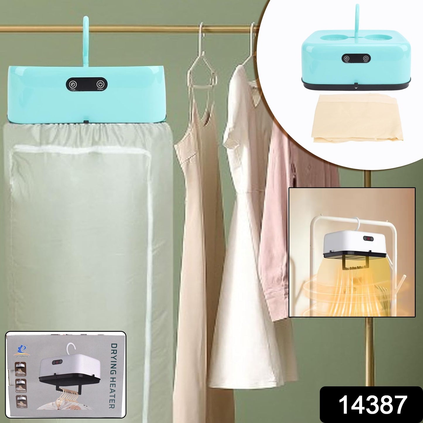 Portable Clothes Folding Dryer Portable Dryer (1 Pc)
