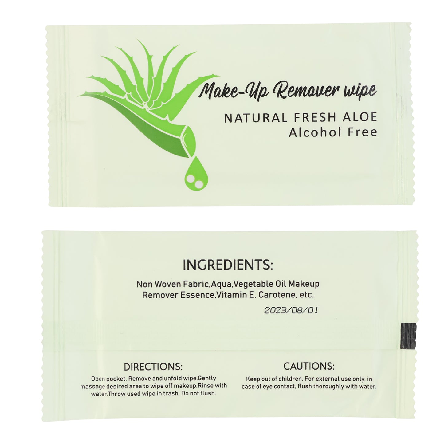 Premium Natural Aloe Makeup Remover Wipes (Pack Of 10 Pc)