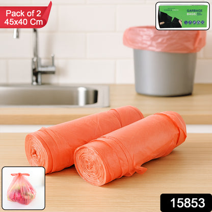 Clean  Garbage Bags - (Pack Of 2 Rolls  4540 Cm )15853_garbage_bags_45x40cm_2pc