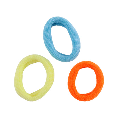 Seamless Soft Hair Elastics - (3 Pc  Set)