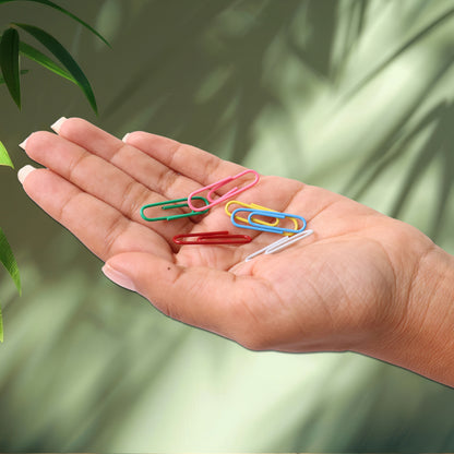 Multicolor-coated Paper Clips Approx (250pc Set)