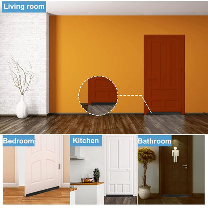 1 Meter Self-adhesive Silicone Door Bottom Seal Strip (1 Mtr  1 Pc)