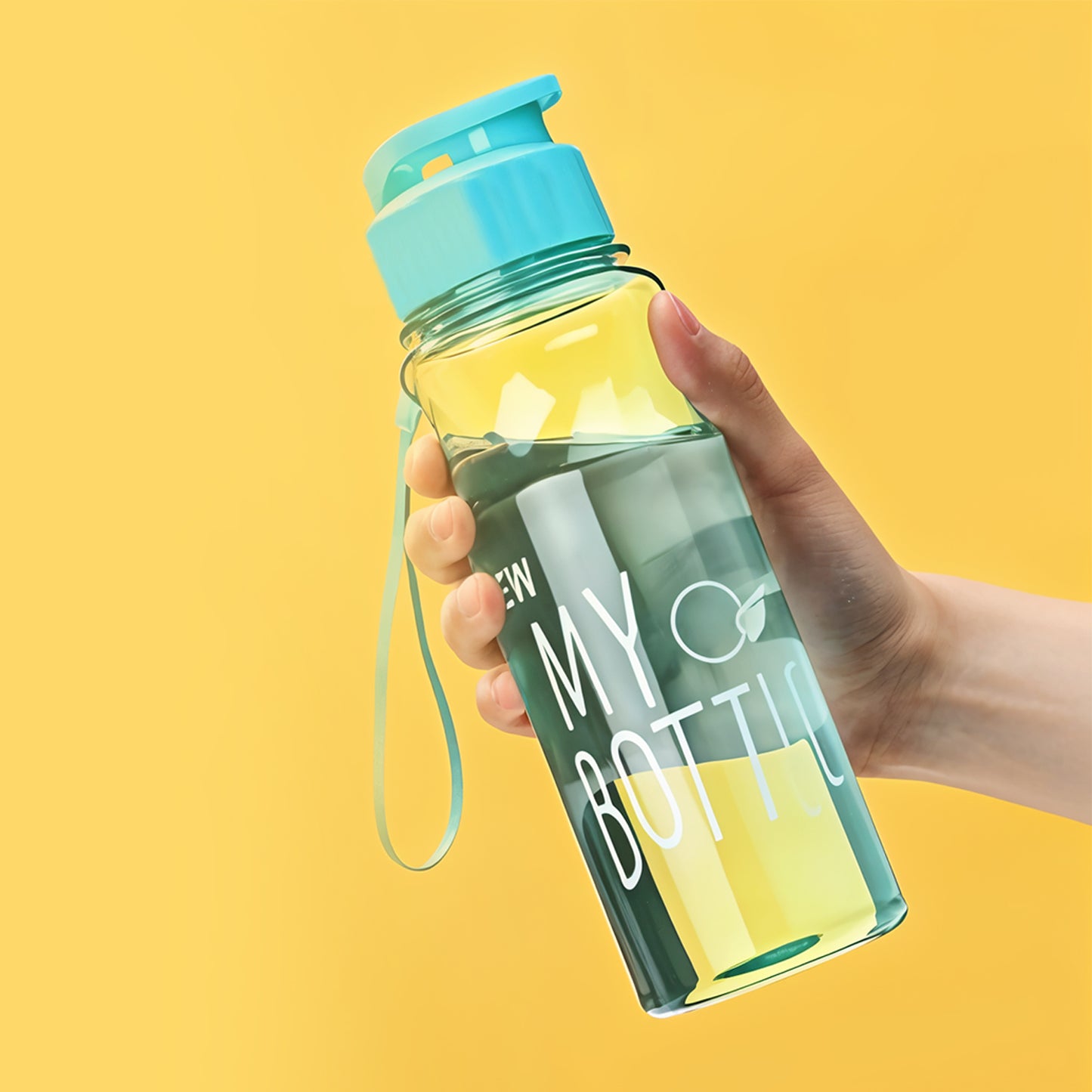 Bpa-free Plastic Sports Water Bottle (Approx. 400 Ml  1 Pc)