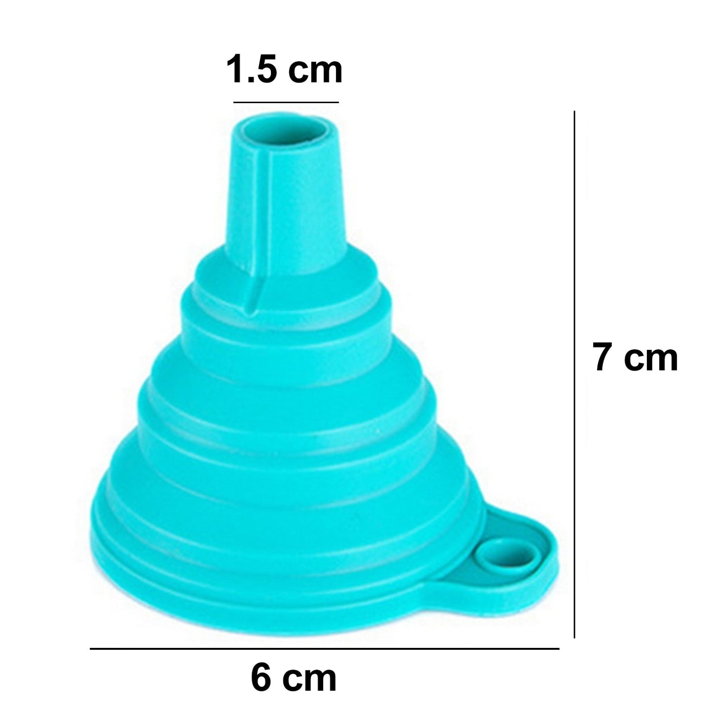 4677 Silicone Funnel For Kitchen Use Oil Pouring Sauce Water Juice