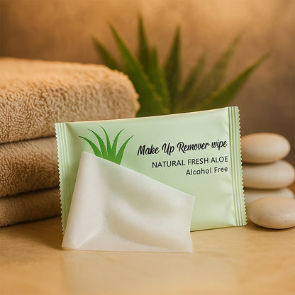 Premium Natural Aloe Makeup Remover Wipes (Pack Of 10 Pc)