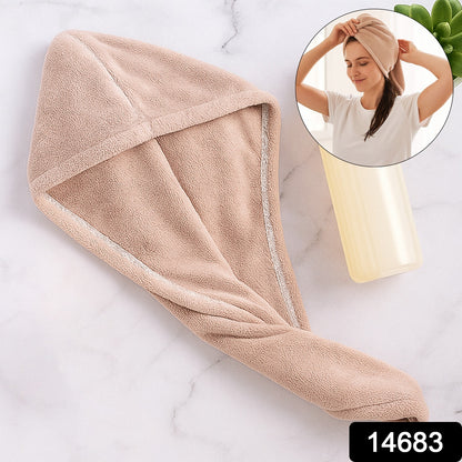 Microfiber Hair Drying Towel Wrap - (1 Pc)