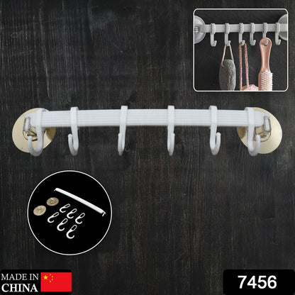 7456 1pc Bath Towel Hanger Wall Mount Towel Hanger Wall Towel Shelf Towel Hanging Rack Kitchen Towel Holder Towel Hanging Hook