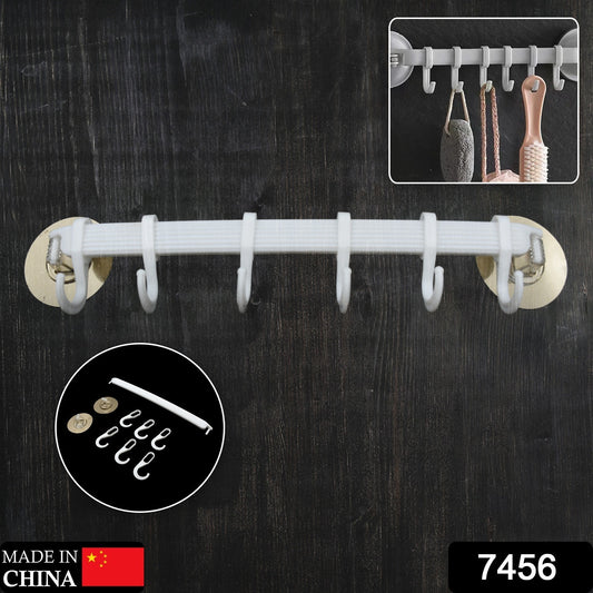 7456 1pc Bath Towel Hanger Wall Mount Towel Hanger Wall Towel Shelf Towel Hanging Rack Kitchen Towel Holder Towel Hanging Hook