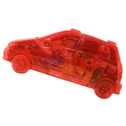 Car Shape Plastic Compass Box For Kids (1 Pc)
