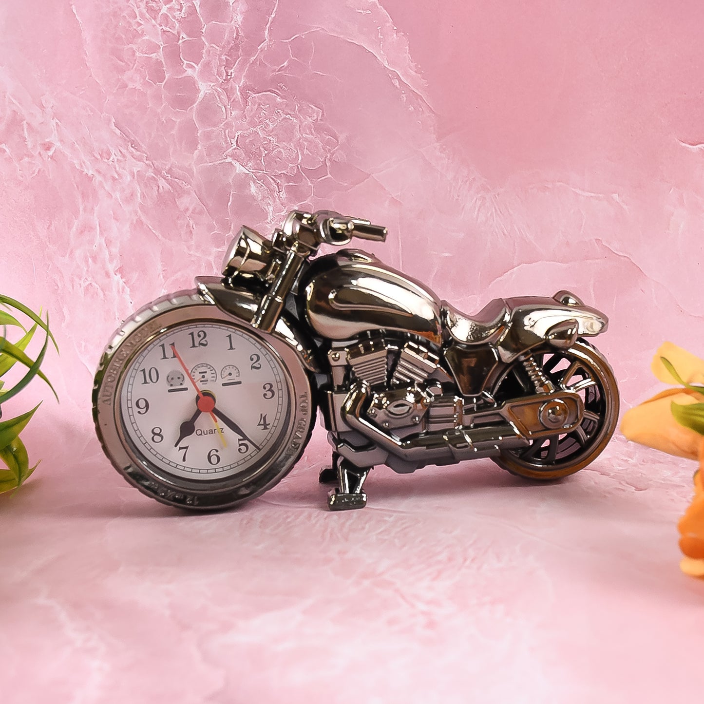 Motorcycle Alarm Clock Motor Table Clock For Home Decor (1 Pc)