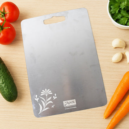 Apex Steel-x Stainless Steel Medium Chopping Board