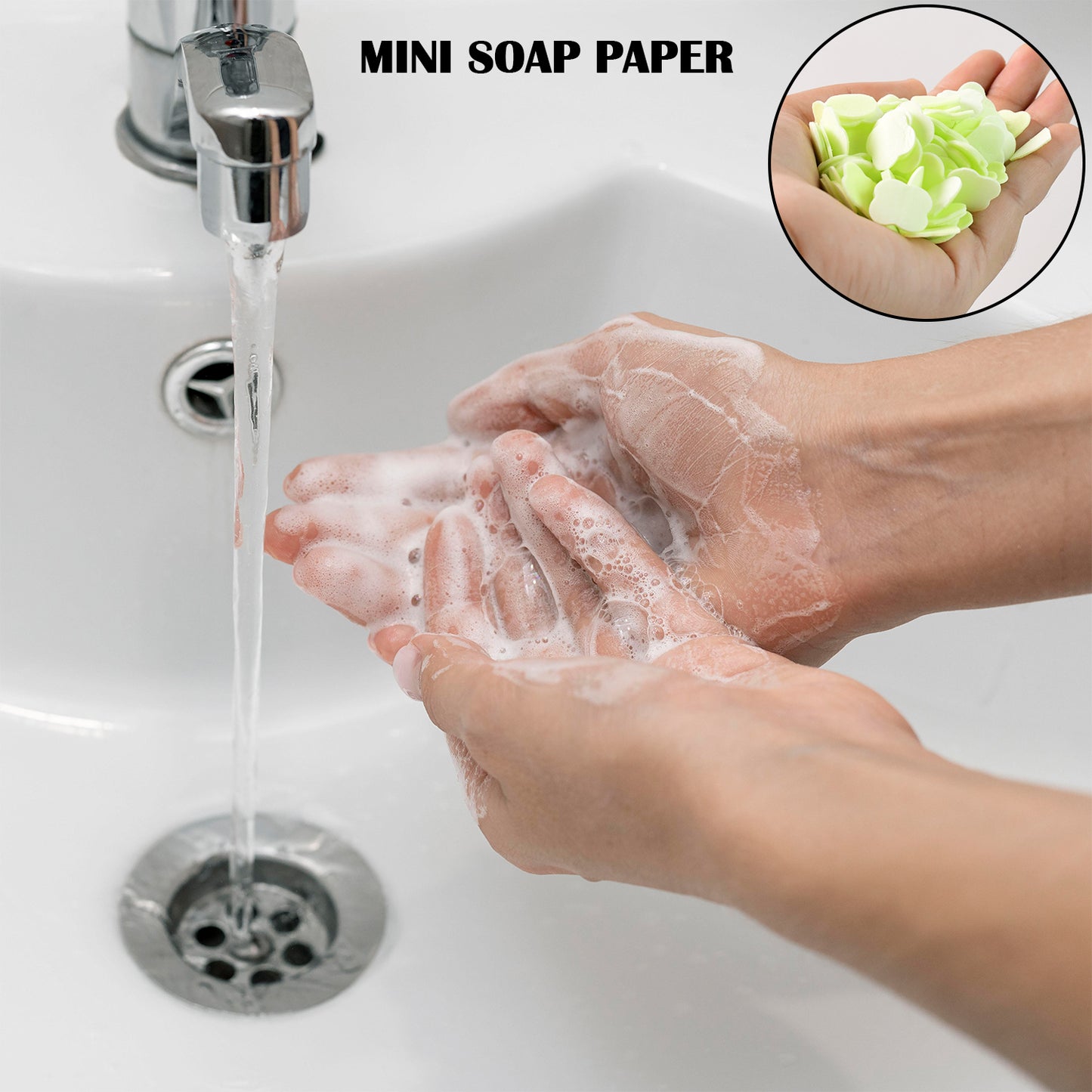 Instant Hand Paper Soap (1 Pc)