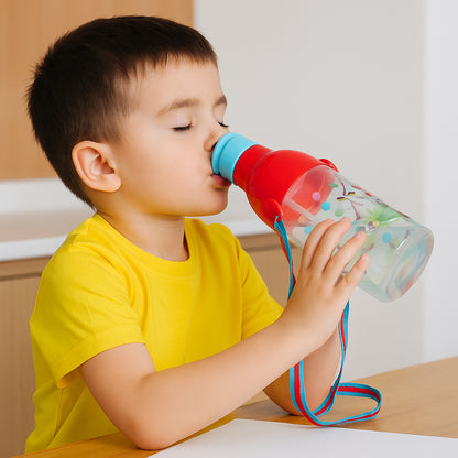 0273 Plastic Tranparent Sports Insulated Water Bottle With Dori  Straw Easy To Carry High Quality Water Bottle Bpa-free  Leak-proof For Kids School For Fridge Office Sports School Gym Yoga (1 Pc 800ml)