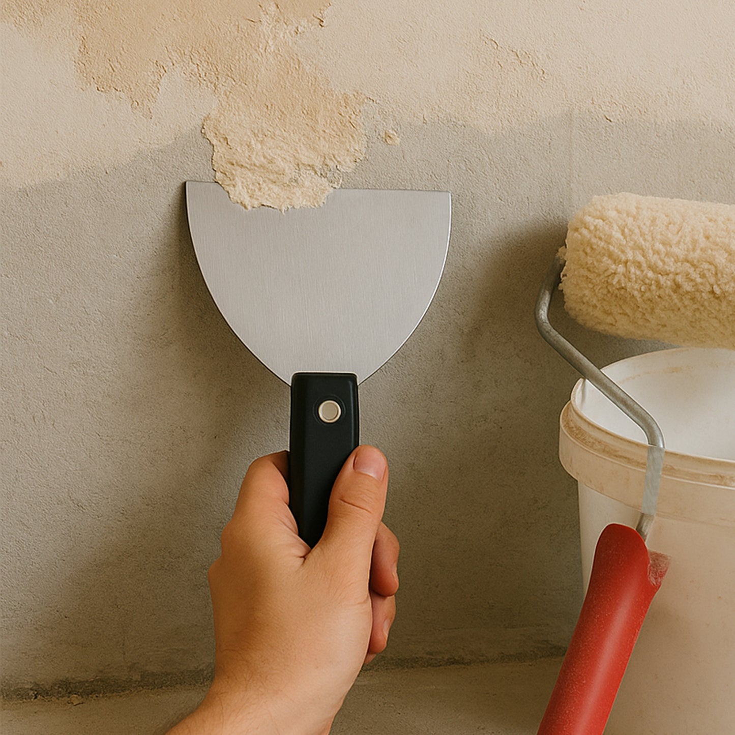 Paint Scraper Window Glass Filling Putty Knife (150 Mm  1 Pc)