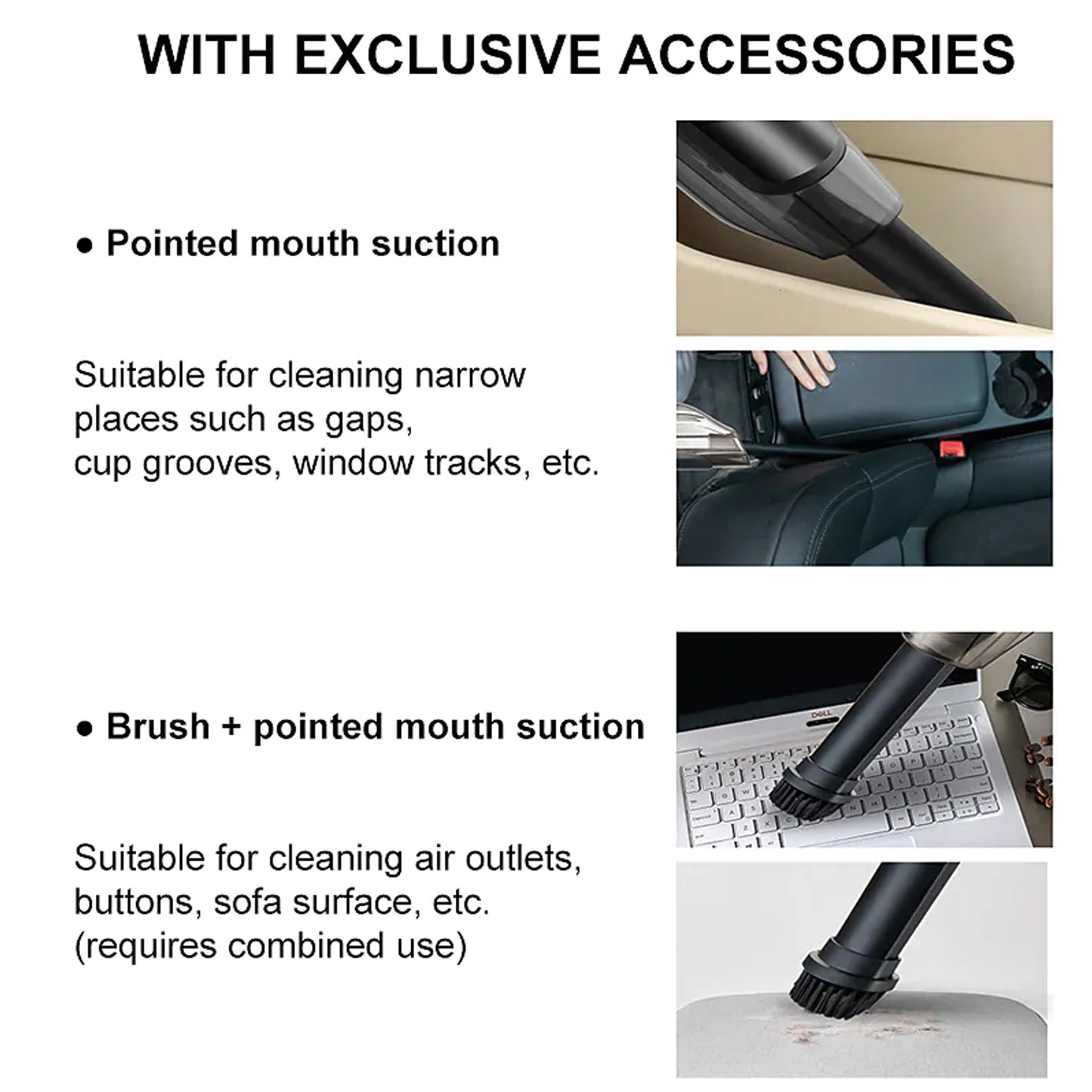 6325 Portable Vacuum Cleaner Wireless Usb High Power Strong Suction Handheld Vacuum Cleaner For Home Cars