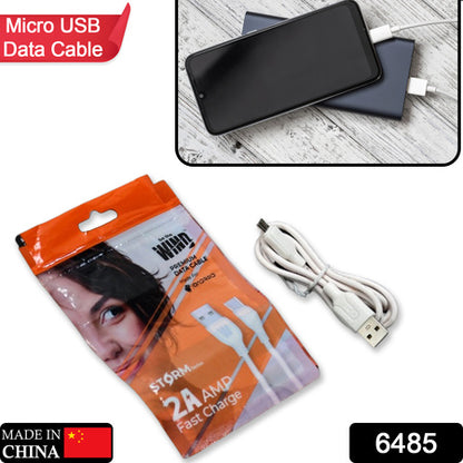 6485 Fast Charging For Android  Data Transfer Extra Tough Long Micro Cable For All Compatible Smartphone And Tablets
