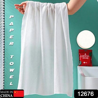 12676 Compressed Towels Portable Disposable Compressed Cotton Coin Tissue Towel For Travel Camping Hiking Sport Beauty Salon Home Hand Wipes (28x40 Inch)