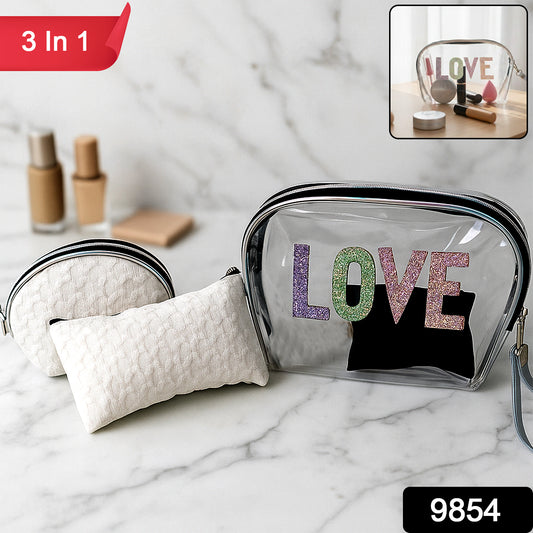 3-in-1 Premium Makeup Bag Set