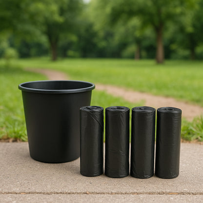 Garbage Bags  Pack Of 4 Rolls (45  45 Cm)