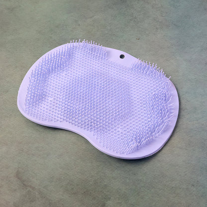 Green Silicone Bath Massage Cushion  Suction Cup Exfoliating Foot Scrubber  Mat