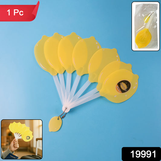 Lemon-shape Hand Fan - (1 Pc)