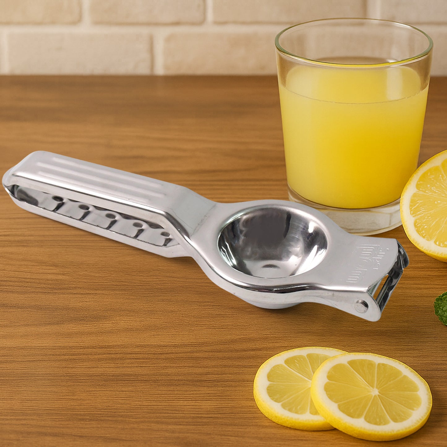 Supermom 2-in-1 Heavy Duty Stainless Steel Lemon Squeezer With Built-in Bottle Opener