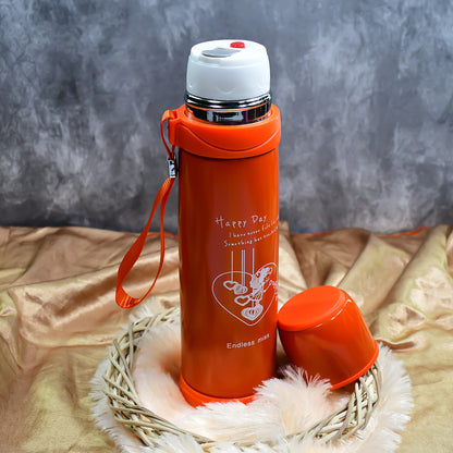 6460 1pc Stainless Steel Mix Bottles For Storing Water And Some Other Types Of Beverages Etc.