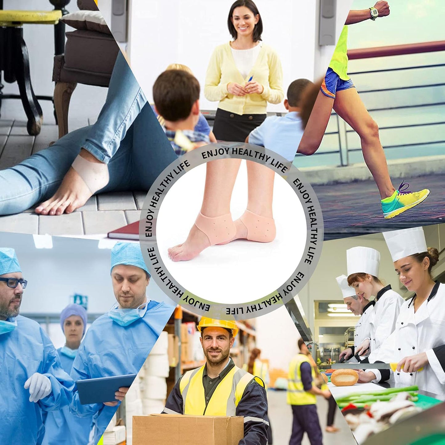 Kid Silicone Heel Protectors (1 Pair)