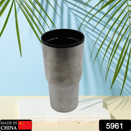 5961  Stainless Steel Vacuum Glass Insulated Glass Coffee Cups Double Walled Travel Mug Car Coffee Mug