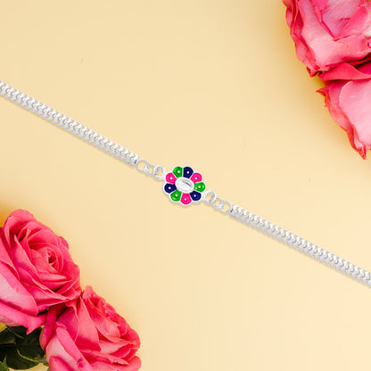 Color Full Flower Rakhi