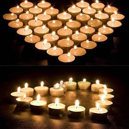 1222  Festival Decorative - Led Tealight Candles (White 24 Pcs)