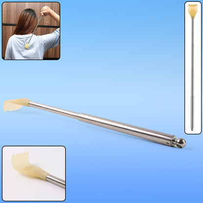 Telescopic Back Scratcher With Plastic Claw (1 Pc)