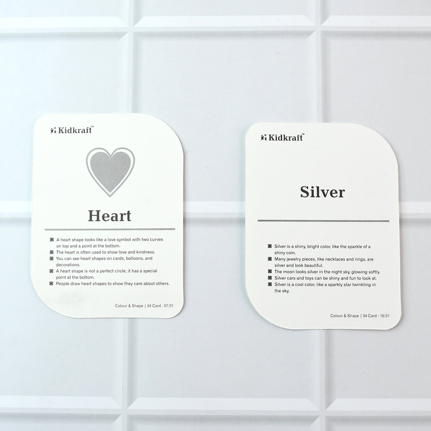 Kidkraft Early Learner 32-piece Color Amp Shape Flashcard Set