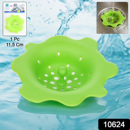 Flexible Silicone Sink Strainer  Drain Hair Catcher