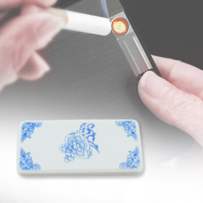 8882 Stylish Electric Usb Lighter For Men  Women Regular Cigarettes Portable Usb Rechargeable Flameless Coil Slim Cigarette Lighter With Charging Cable Windproof E Lighter Lighter For Smoking (1 Pc )