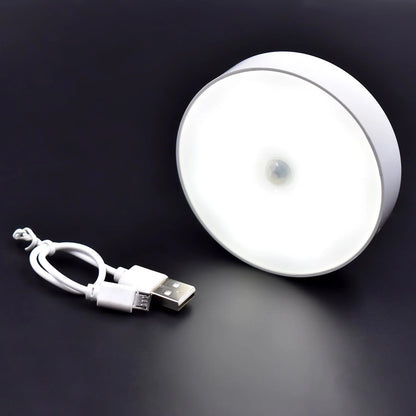 8 Led Night Lights With Usb Charging  Double-sided Adhesive Pads(1 Pc)