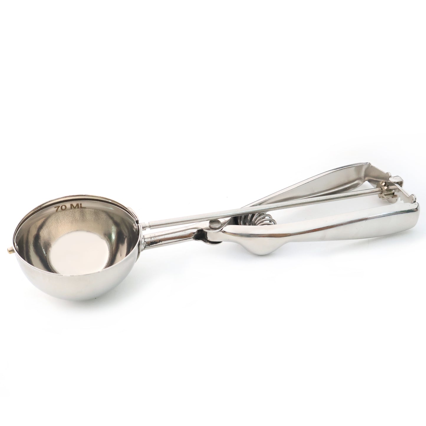Premium Stainless Steel Ice Cream Scoop With Trigger Release Approx 70 Ml Capacity