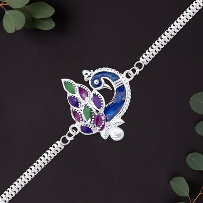 Traditional Peacock Design Rakhi
