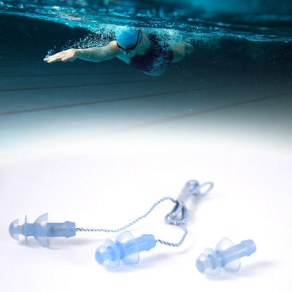 Soft Silicone Ear Plugs Hearing Protection (2 Pc Set)