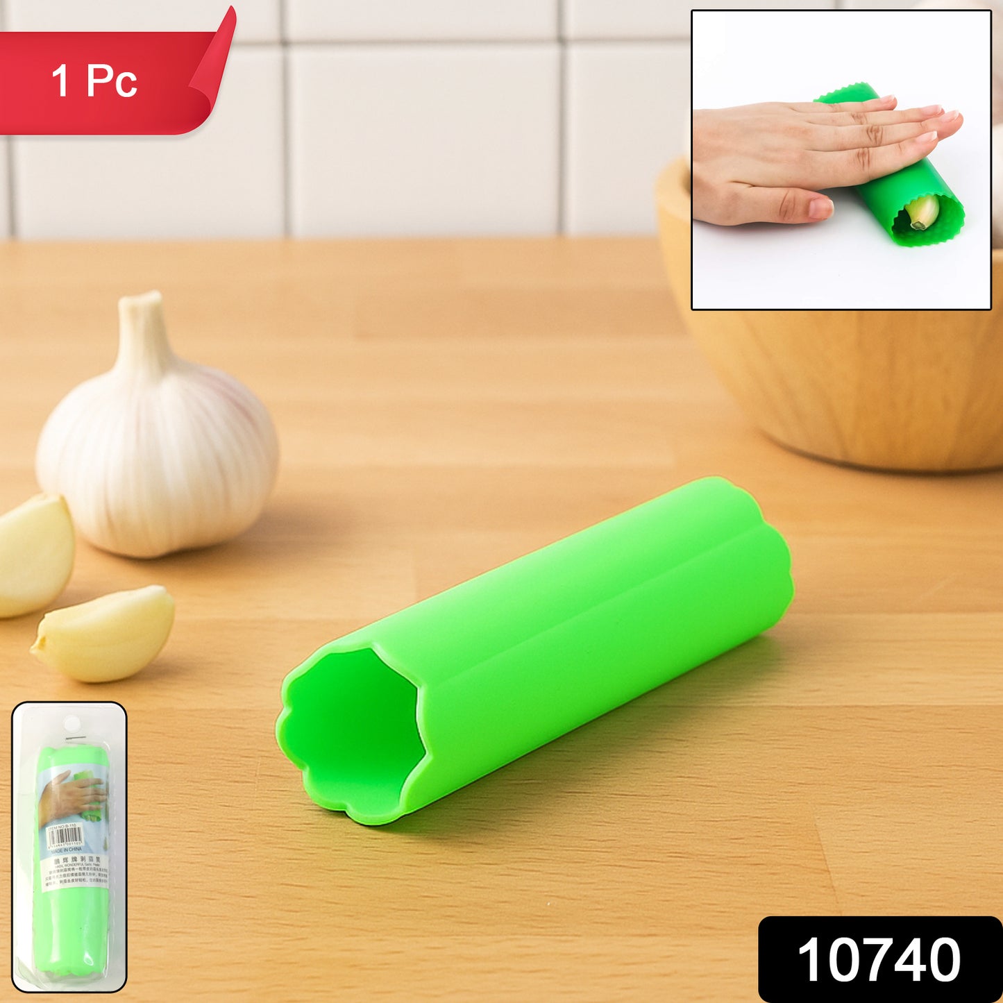 Premium Silicone Garlic Peeler Tube (1 Pc)