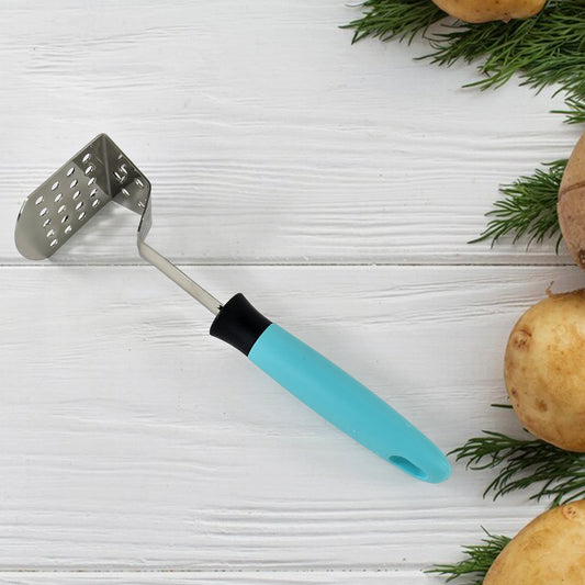 Apex L-handle Stainless Steel Potato Masher Ergonomic Grip (1 Pc)