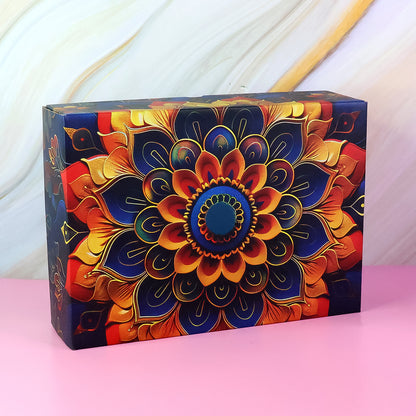 Effete Rose Almonds Gift Hamper Golden Rose With Bottle (3 Pc Set)